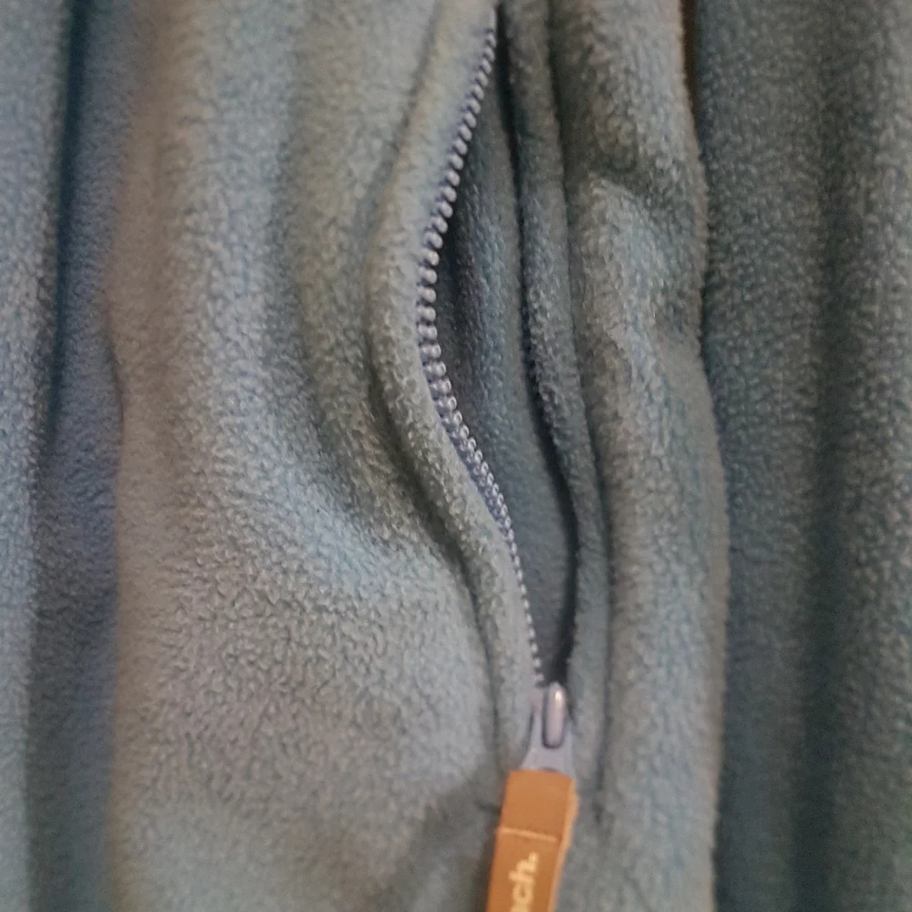 ❄ Bench. Blue Zippered Sweater Coat - Picture 13 of 13